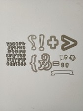 Alphabet die uppercase for sale  BRIERLEY HILL