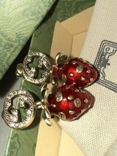 Gucci earrings strawberry for sale  CARDIFF