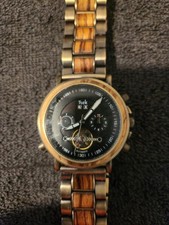 Trek relógio cronógrafo automático masculino mecânico de aço inoxidável incrustado de madeira comprar usado Trek relógio cronógrafo automático masculino mecânico de aço inoxidável incrustado de madeira comprar usado  Enviando para Brazil