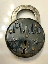 Antique pluto padlock for sale  Adams