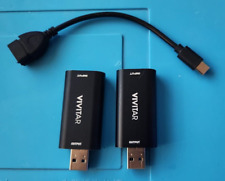2 cartões de captura Vivitar VIVRW7310 Creator Series HDMI para USB com HDMI em tempo real, usado comprar usado  Enviando para Brazil