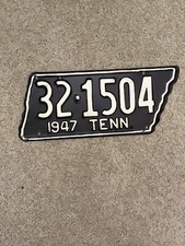 1947 tennessee license for sale  Maryville