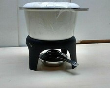 Aquecedor buffet de fondue de ferro fundido com queijo 2 qt forno holandês e tampa, usado comprar usado  Enviando para Brazil