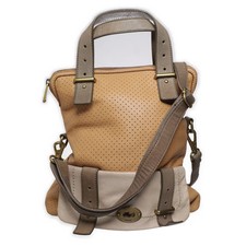 Używany, Fossil, torebka, damska, brązowa, 28, 5, 33 cm #Ses na sprzedaż  PL