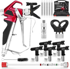Pistola pintura airless 4000 PSI con boquillas protetor varilla 10 polegadas cepillo comprar usado  Enviando para Brazil
