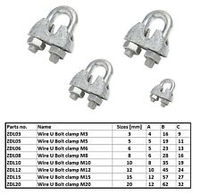 Wire rope grips for sale  SLOUGH