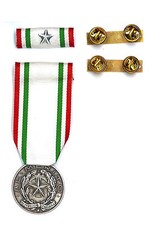 Medaglia nastrino argento usato  Italia