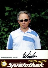 Autogrammkarte trainer alber gebraucht kaufen  Berlin