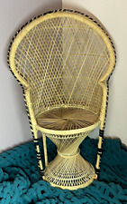 Vtg rattan peacock for sale  Grand Island