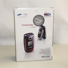 Telefone olímpico Samsung SGH-Z230 TIM internacional na caixa colecionável clássico, usado comprar usado  Enviando para Brazil