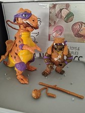 Boneco Vintage TMNT Tartarugas Cave Don com Tiranossauro Trippy 1993 Completo comprar usado  Enviando para Brazil