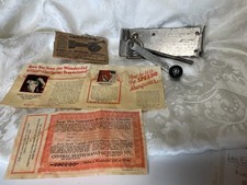 Usado, Abridor de lata de aço Speedo vintage da década de 1920 sem suporte de parede, antigo com instruções comprar usado  Enviando para Brazil