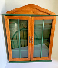 brass glass curio for sale  Fort Gratiot