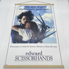 Edward scissorhands poster usato  Roma