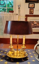 Bouillotte brass lamp for sale  Salem