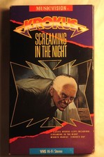 Usado, KROKUS Screaming In The Night HARD ROCK METAL VHS Side Flap Box 1986 Tested EX comprar usado  Enviando para Brazil