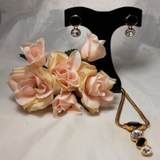 Necklace earring goldtone for sale  Saginaw