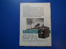 Werbeheft box tengor gebraucht kaufen  Holzweißig