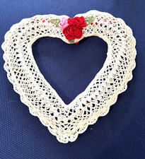 Crochet white heart for sale  Monroe Township