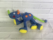 Brinquedo de pelúcia azul Baby GAP denim de feltro dinossauro dinossauro RARO comprar usado  Enviando para Brazil