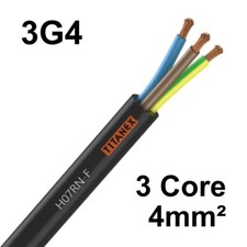 Cabo flexível Nexans Titanex 3G4 H07RN-F 4mm² 3 núcleos borracha resistente HO7 16A/32A comprar usado  Enviando para Brazil