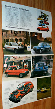 1980 RENAULT LE CAR REVENDEDOR ORIGINAL PÔSTER FOLHETO VINTAGE 80 LECAR comprar usado  Enviando para Brazil