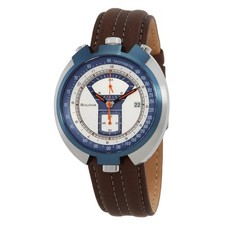 Relógio masculino Bulova medidor de estacionamento cronógrafo quartzo mostrador prata 98B390, usado comprar usado  Enviando para Brazil