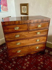 antique mahogany chest drawers for sale  PENZANCE