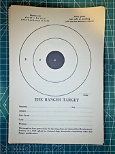 Lote de más de 120 papeles de práctica de objetivos vintage "The Ranger Target" segunda mano  Embacar hacia Mexico