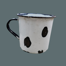 Vintage white enamel for sale  KETTERING