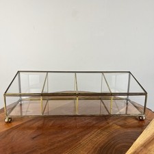 Vintage brass glass for sale  Columbia