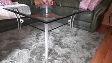 Glas couchtisch 90x90x50 gebraucht kaufen  Dortmund