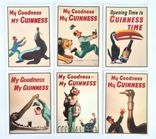Guinness postcard set for sale  PORTSMOUTH