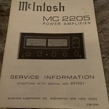 Macintosh power amplifier for sale  Fort Wayne