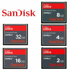 SanDisk 32GB 16GB 8GB 2GB Ultra Compact Flash Memory Card 30MB/s CF Card SDCFH comprar usado  Enviando para Brazil