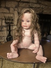 Boneca infantil realista renascida menina – anatomicamente correta, silicone, cabelo enraizado comprar usado  Enviando para Brazil