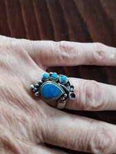 Ring türkis silber gebraucht kaufen  St.Goarshausen