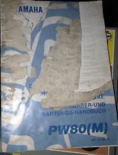 Yamaha pw80m owners for sale  ASHFORD