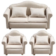 3 peças/mini modelo de sofá para casa de bonecas 1:12 mini móveis para crianças brinquedo brinquedo fingir comprar usado  Enviando para Brazil
