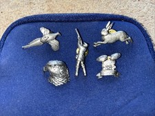 Pewter pin badges for sale  NEWMARKET