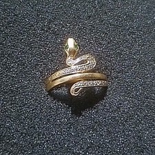 Magnifique bague serpent d'occasion  Saint-Germain-du-Bel-Air