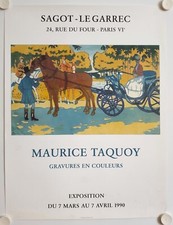 Affiche maurice taquoy d'occasion  La Courtine