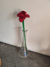 Decorative glass rose d'occasion  Expédié en Belgium