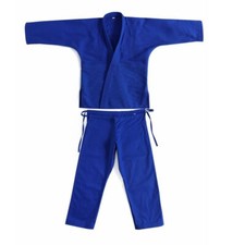 Roupas de judô azul branco competição treinamento 450 G/m associação de tecido de algodão comprar usado  Enviando para Brazil