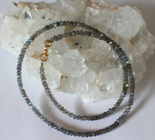 Labradorit kette edelsteinkett gebraucht kaufen  Idar-Oberstein
