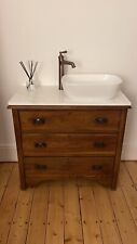 Antique oak vanity for sale  LONDON
