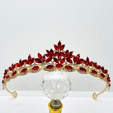 Goldene tiara rubinroten gebraucht kaufen  Hamburg