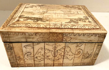 Bone box scrimshaw for sale  Flatwoods