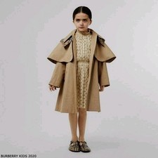 Trench coat Burberry Bethel feminino curto com capuz *tamanho imaculado meninas 7 anos/s* comprar usado  Enviando para Brazil