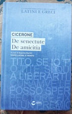 Senectude amicitia cicerone usato  Genova